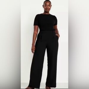 Old Navy Black Wide‑Leg Jumpsuit